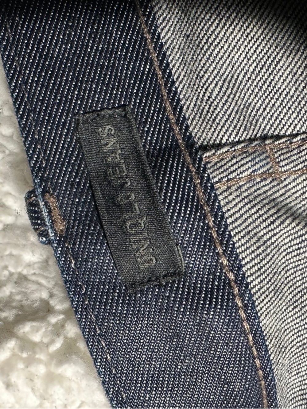 Uniqlo Men's selvedge Denim Jeans 33/34 - Picture 6 of 9